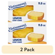 (2 pack) Entenmann's Lemon Loaf Cake, 11.5 oz, Loaf Cake, Box
