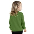 thumbnail image 2 of Gibobby Chamarra de invierno para niños y niñasSuéter de punto sólido para bebé, niña y niño, de manga larga con cuello redondo, sudadera, abrigo, ropa d(Verde, 6-7 Años), 2 of 5