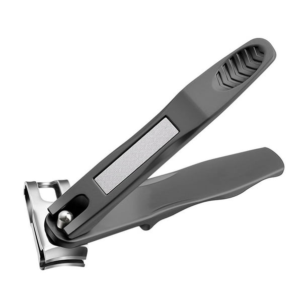 Fiudx Cortaúñas de Los Pies con Mango Largo Giratorio de 360 Grados, Diseño Ergonómico para Personas Mayores, Cortaúñas Grueso con Hojas de Mordaza Ancha, Cómodo para La Artritis, Hoja Bloqueable con