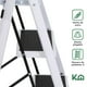thumbnail image 3 of Escalera Plegable KingsHouse 4 Escalones Blanco, 3 of 8