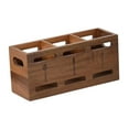 thumbnail image 3 of Organizador de cubiertos de madera, expositor de cubiertos con 3 compartimentos, antideslizante, para utensilios de cocina, para armarios y tiendas., 3 of 9