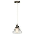 thumbnail image 1 of Kichler 43850OZ Avery 100W 1 Light Mini Pendant, Olde Bronze, 1 of 1