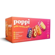 Poppi Prebiotic Soda, Variety Pack, 12 oz, 8 Pack Cans