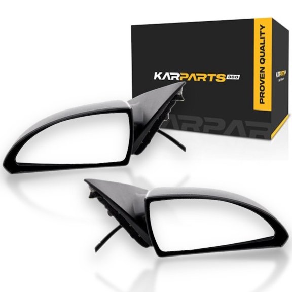 KarParts360 For Chevy Impala 2008 09 10 11 12 2013 Door Mirror Driver and Passenger Side | Pair | Power | Non-Heated | Non-Foldable | Paint To Match | w/Textured Base | GM1320391, GM1321391 | 2594719