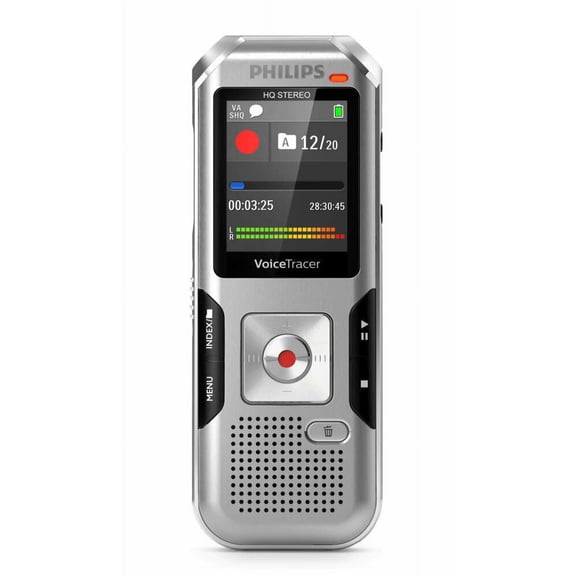 Philips DVT4100 DVT 4100 VoiceTracer Digital Voice Recorder, Dragon Certified