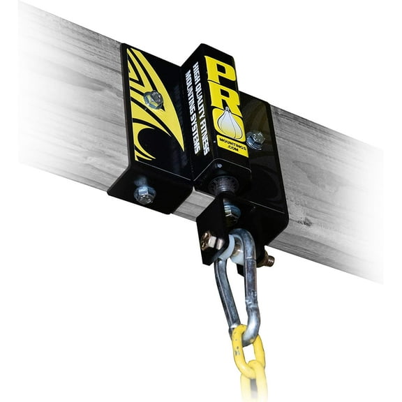 Rafter Heavy Bag Hanger for 120 lb Heavy Bags and Punching Bags | Easy Installation Directly into Wooden Rafters or Drywall | Noise Reducing Ceiling Mount for Bags Up to 120 Pounds