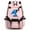 Full Pink, variant on Kawaii Cartoon Backpack for Teens & Fashion Fans, Trendy Anime-Inspired Travel Bookbag with Plush Charm