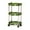 Green, variant on Nilvkv 3-Layer Shelf Organizer Floor-Standing Snack Storage Rack with Wheels Ideal for Home and Dorm Use(11.81x11.81x22.44in)
