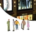 thumbnail image 3 of Farfi 100Pcs/Set People Figure Portable Exquisite Texture ABS Vivid Painted Figure for Sand Table Model (1 set), 3 of 10