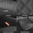 thumbnail image 3 of Autoking Cover Leather Front Car Seat Cover, Anti-Slip and Full Wrap Driver Car Seat Protectors with Storage Pocket, Luxury Bottom Auto Seat Cushion (Black), 3 of 7