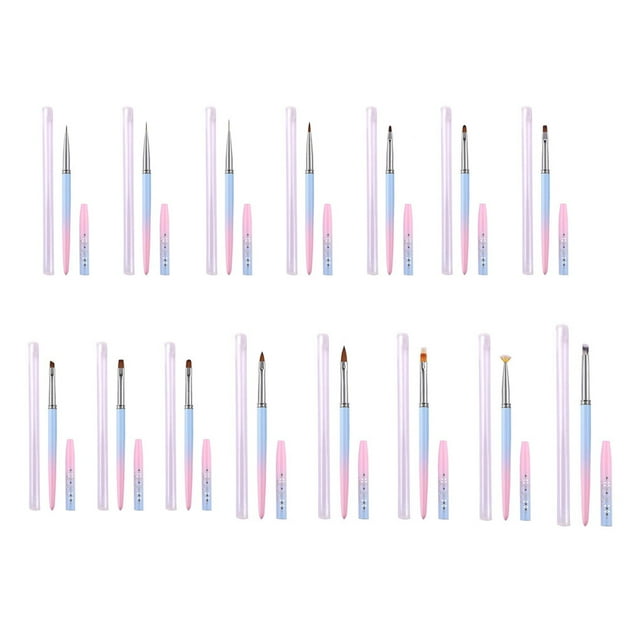 Nail Art Pen Sturdy Skidproof Color Long Smooth Nails Brushes Multifunctional Lightweight Fashion Manicure Tools Drawing Woman Friend 7.5mm