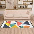 thumbnail image 2 of Yayeee Runner Rug for Bedroom 2'x6' Machine Washable Hallway Non Slip Mat, Red Triangles, 2 of 8