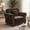 Brown + Velvet + 1 Seat, variant on Chesterfield Sofa, Mid-Century Modern Velvet Accent Chair with Nailhead Trim, Button Tufted Armchair with Rolled Armrests & Pillow, Comfy Single Sofa for Living Room Bedroom,Burgundy