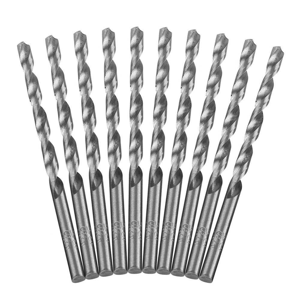 10pcs 4mm HSS Drill Bit Set Double Ended Working for Metal Plastic Wood ect. 