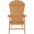 thumbnail image 2 of Portside Seashell Adirondack Plastic Outdoor Dining Chair, 2 of 9
