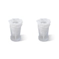 thumbnail image 4 of Yuarrent Molde de silicona para velas aromáticas, velas hechas a mano, cubo de cera, yeso, molde liso, artesanía de resina epoxi, decoración Type2 NO2, 4 of 6