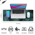 thumbnail image 5 of Improve Your Gaming Setup with Green Tropical Leaves Ultra Large Mouse Pad: XXL Gaming Mousepad, Full Size Desk Mat, Perfect for Keyboards, Laptops & Computers - 31.5x11.8 Inch, 5 of 7
