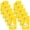 Yellow, variant on Silicone Luggage Tags for Suitcases, TSA Approved, Privacy Protection Suitcase Bag Tag with Stainless Loop, Plane Travel Essentials