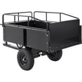 thumbnail image 2 of Tuekys Heavy Duty ATV Trailer Steel Dump Cart,900 Pound 15 Cubic Feet, Garden Utility Trailer with Removable Sides for Riding Lawn Mower Tractor, 2 of 8