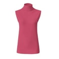 thumbnail image 6 of PFRNLF Turtleneck Tank Tops for Women Sleeveless Mock Neck Slim Fit Stretchy Layer Tops, 6 of 9