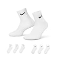 thumbnail image 3 of Nike Everyday Cushion Ankle Socks 6-Pack, Color: White / Size: 8-12 Large, 3 of 6