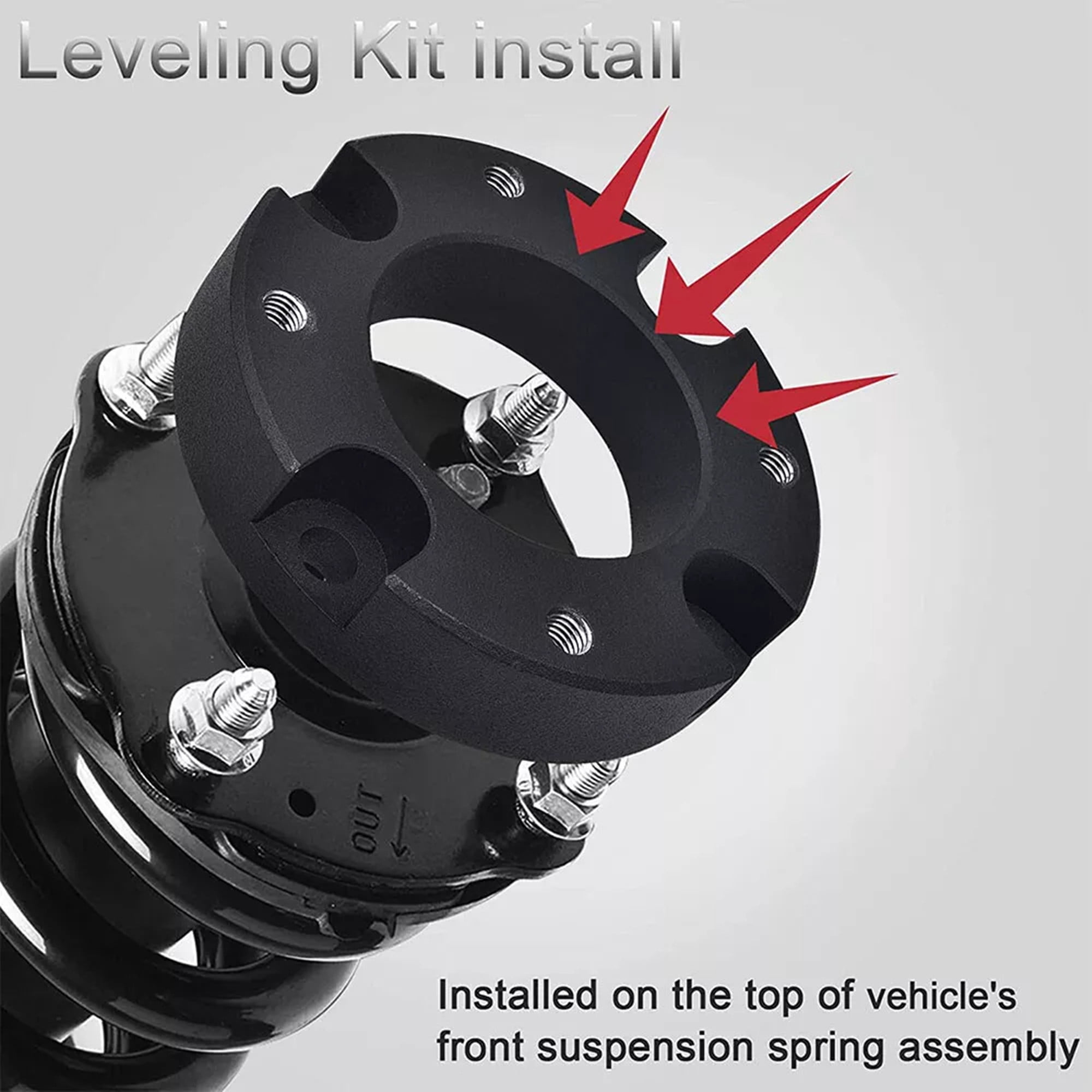 SPEEDWOW 2" Front Leveling Lift Kit Fit for 2007-2019 Toyota Tundra Sequoia 4WD 2WD