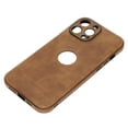 thumbnail image 3 of Étui en Cuir pour Téléphone Professionnel pour 13 Pro Design Unique Étui en Cuir de Luxe pour Téléphone Professionnel Antidérapant Anti-Rayures Résistant aux Chutes Étui de Protection Ultra Mince Brun pour 13 Pro, 3 of 8