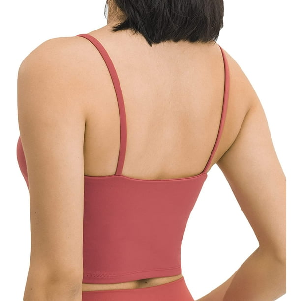 Womens Push Up Sports Bra Vest Backless Sponge Pads Tops Yoga Workout  Activewear