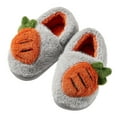 thumbnail image 3 of Vedolay Slippers for Kids Winter Toddler Girls Cartoon Warm Indoor House Slippers Grey,20, 3 of 5