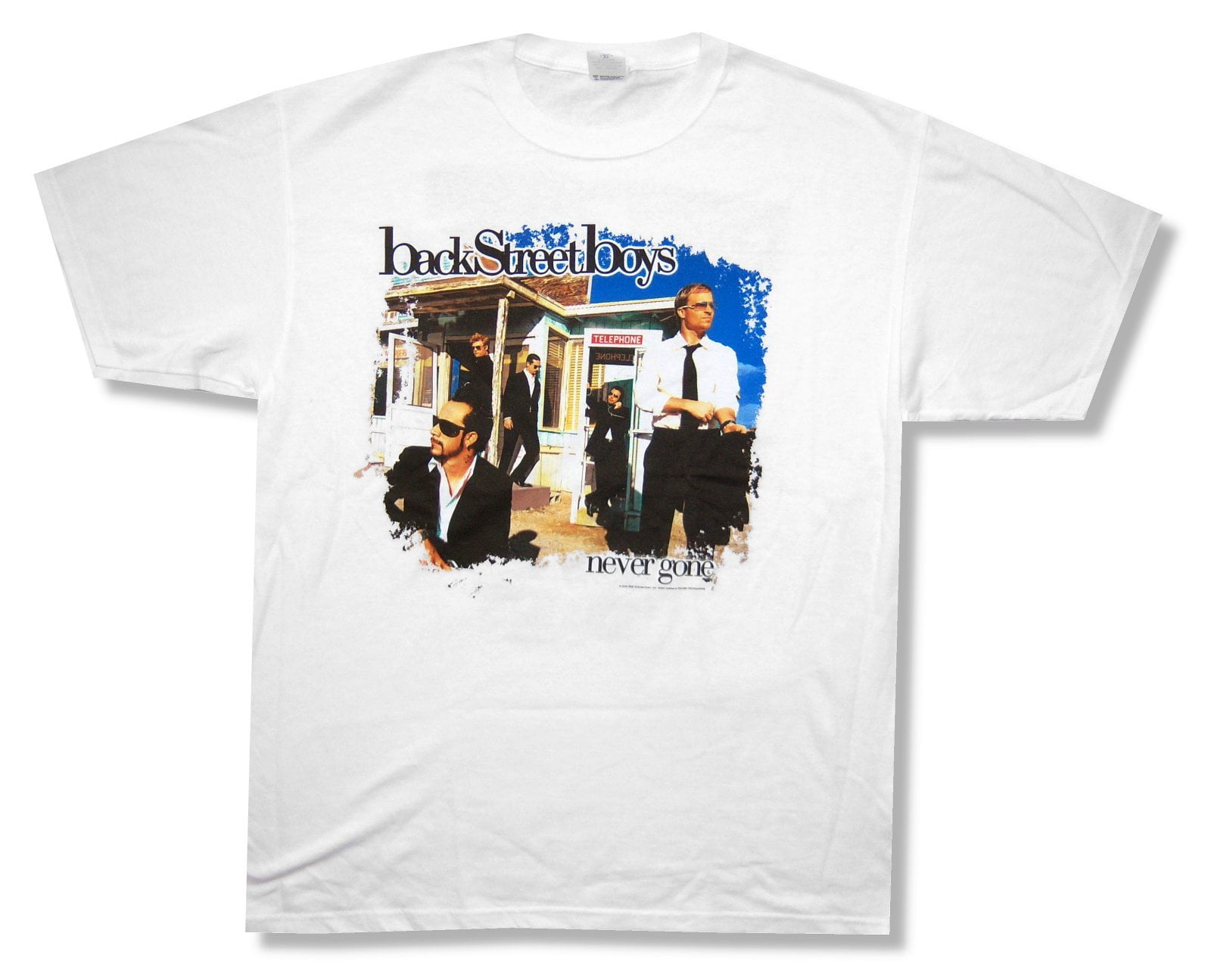 Backstreet Boys Never Gone Tour 2005 White T Shirt (X-Large) - Walmart ...