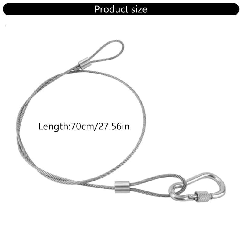 lanema Professional Stage Light Safety Cable 5PCS/10PCS for Par Lights and Moving Heads 20Kg Load Capacity