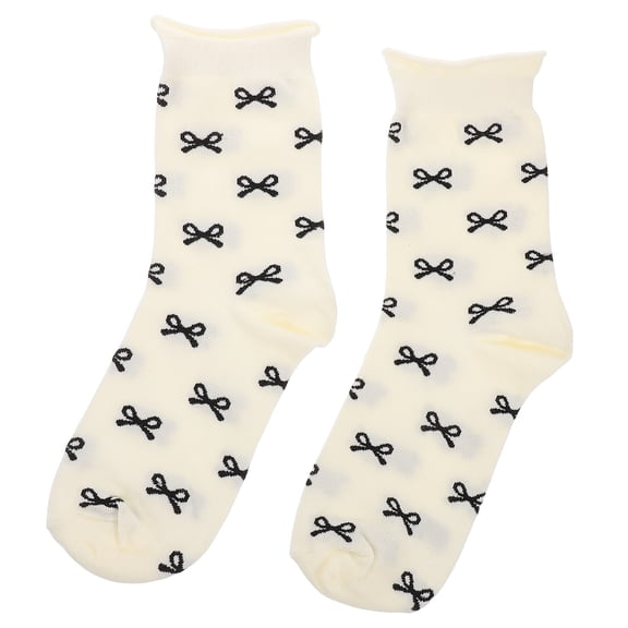 Raindrops 1 Pair Women's Socks Cotton Breathable Casual Wear For Summer