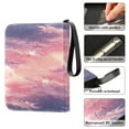 thumbnail image 4 of Game Card Storage Bag Collectible Trading Card Albums The 4-Pocket Card Binder With 50-Page Sleeve Can Hold 400 Game Cards Cartoon Beautiful Pink Sky, 4 of 6