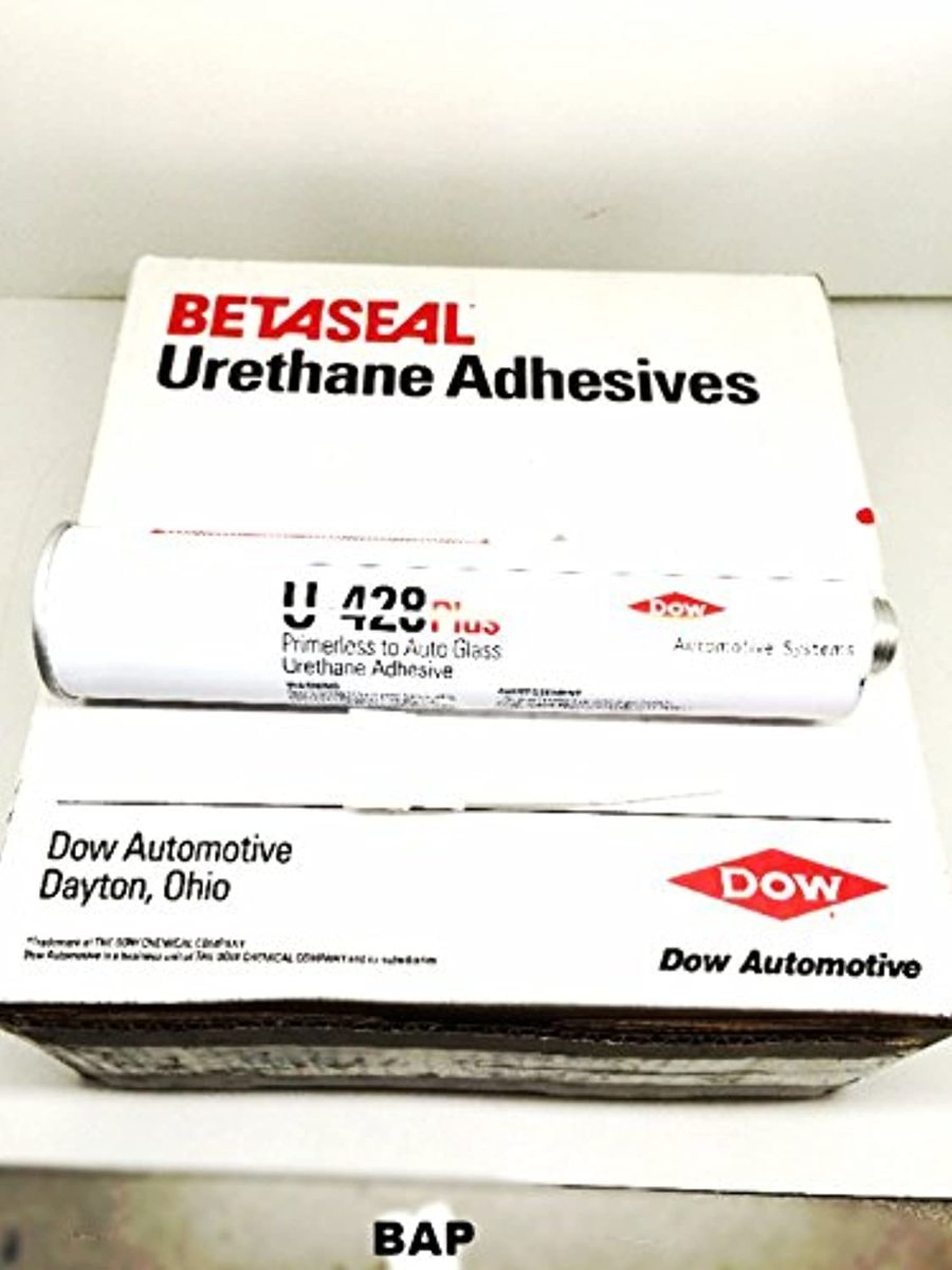 Dow 10 U428 Plus Primerless Auto Glass Urethane Adhesive & 1 Can 5504G