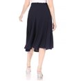 thumbnail image 7 of MOA Collection Women's Solid Flared Lightweight Elastic Long Midi A-Line Skirt Comfortable and Stylish, 7 of 7