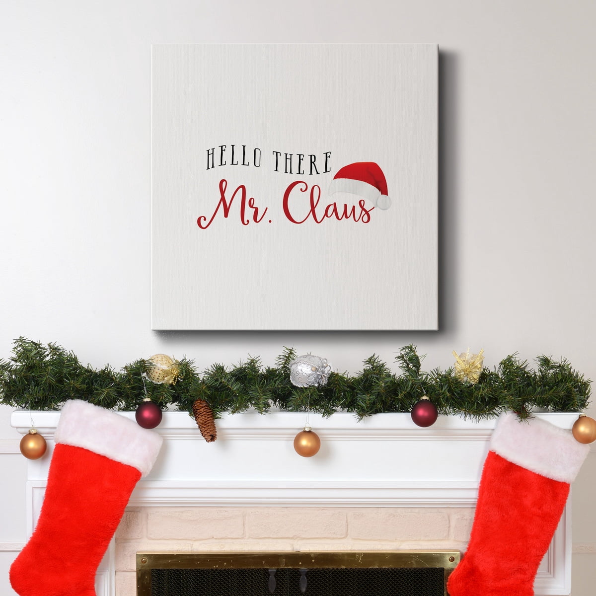 Mr. Claus-Premium Gallery Wrapped Canvas - Ready to Hang
