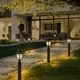 thumbnail image 3 of TEBLAMPUE Solar Post Lights 2 Pack, Motion Sensor Post Lantern Without Pier Mount Base, Waterproof Solar Powered Pole Light Fixtu, 3 of 9