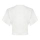 thumbnail image 5 of Camiseta de mujer de color liso con cuello redondo y manga corta - Corte holgado, bajo irregular - Tallas S-L, 5 of 8
