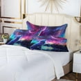 thumbnail image 7 of GZHJMY Beautiful Dream Starry Wolf Body Pillow Cover with Zipper, Soft and Cozy Fuzzy Fleece Body Pillow Case Cover 21 x 54 in,Plush Long Body Pillow Pillowcase Home Decor, 7 of 7
