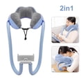 thumbnail image 1 of PANACARE 2019 Almohada de viaje más nueva Almohada para el cuello, Almohada para el cuello Almohada para el cuello Almohada para el cuello Hecha de espuma viscoelástica súper suave con máscara para los ojos 3D y tapones para los oídos, para oficina/hogar/coche Avión Viaje en tren Vhermosa LN-1294, 1 of 8