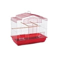 thumbnail image 2 of Prevue Produits pour Animaux SP50041 Cage à Oiseaux Style Grange, Rouge/blanc, 2 of 4
