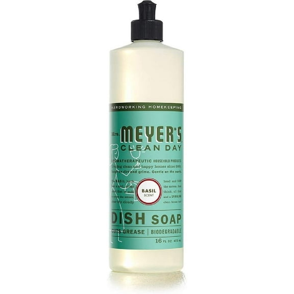 Mrs. Meyer's Clean Day Liquid Dish Soap - Concentrate, Rainwater Scent - 16 fl oz