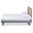 thumbnail image 3 of Baxton Studio Rina Modern and Contemporary Dark Grey Fabric Upholstered and Ash Walnut Brown Finished Wood Queen Size, 3 of 7