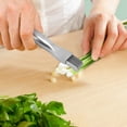 thumbnail image 5 of Stainless Steel Vegetable Shredder 6-Blade Chopped Green Knife Multi-Directional Non-Slip Handle for Scallions Chives Carrots Home Cooking Salad Prep(Silver), 5 of 8