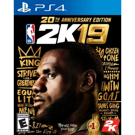 NBA 2K19 20th Anniversary Edition, 2K, PlayStation 4,