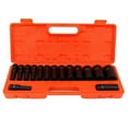 thumbnail image 2 of 15 Pcs / Set Drive Impact Socket, 1/2 Inch Deep Impact Socket Tool Set 10-32mm for Garage Workshop, 2 of 7