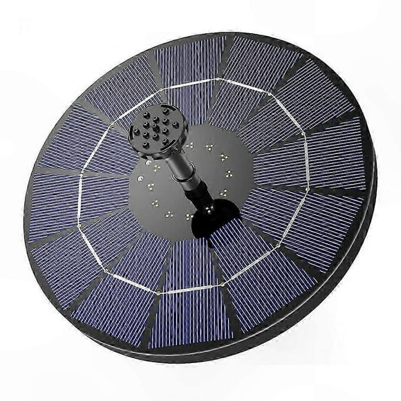 Solar-Powered Fountain Pump with 6 Spray Patterns for Pond, Pool, or Fish Tank Use