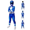 thumbnail image 2 of Power Rangers Cosplay Jumpsuit Fancy Dress up Party Costume Costume Cosplay Full Bodysuit Halloween Kids 3D Style, 2 of 7