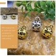 thumbnail image 4 of Silver Alloy Charms for Jewelry Making 20Pcs DIY Hollow Balls for Decoration, 4 of 5