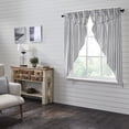 thumbnail image 5 of VHC Brands, Sawyer Mill Ticking Stripe Prairie Panel, Black, 63x36x18, Set of 2, 5 of 6
